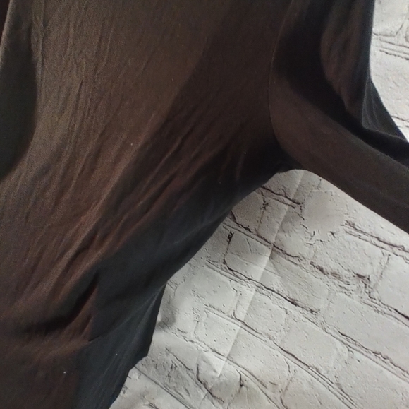 Chicos Black Scoop Modal Silk Long Sleeve Med - Picture 11 of 13